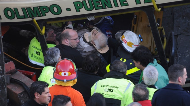 Argentina Bus Train Crash